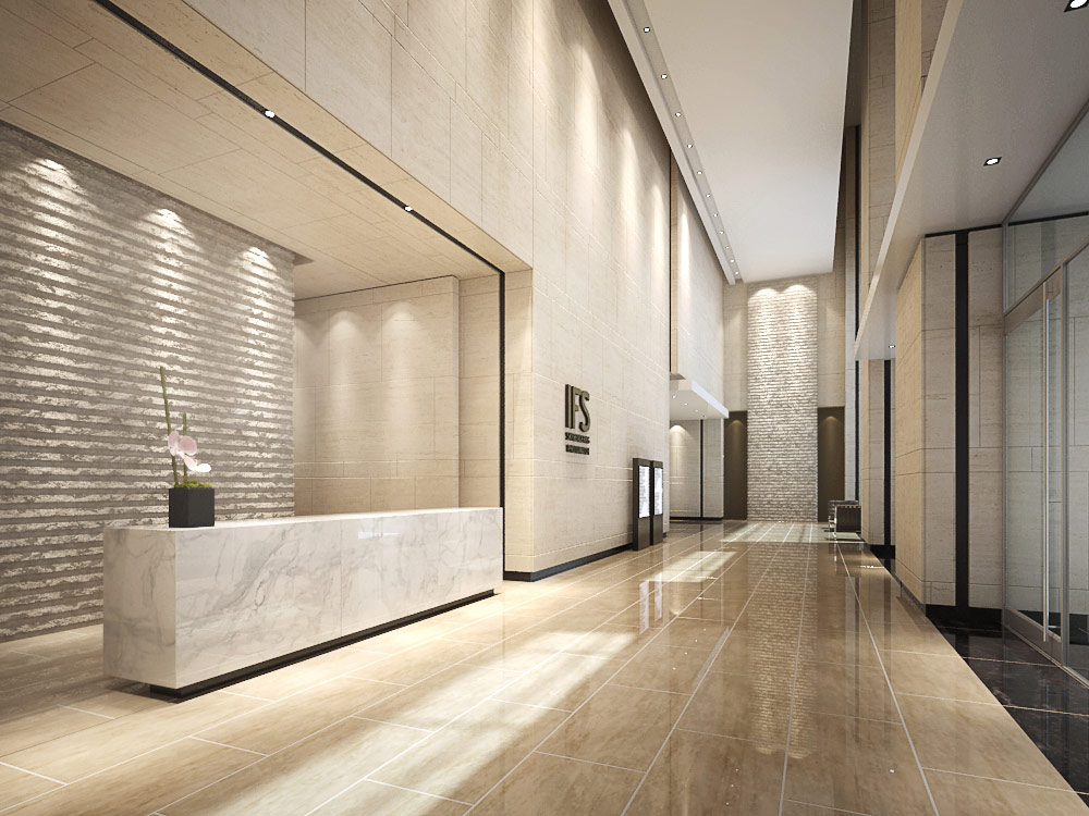 lobby rendering interior